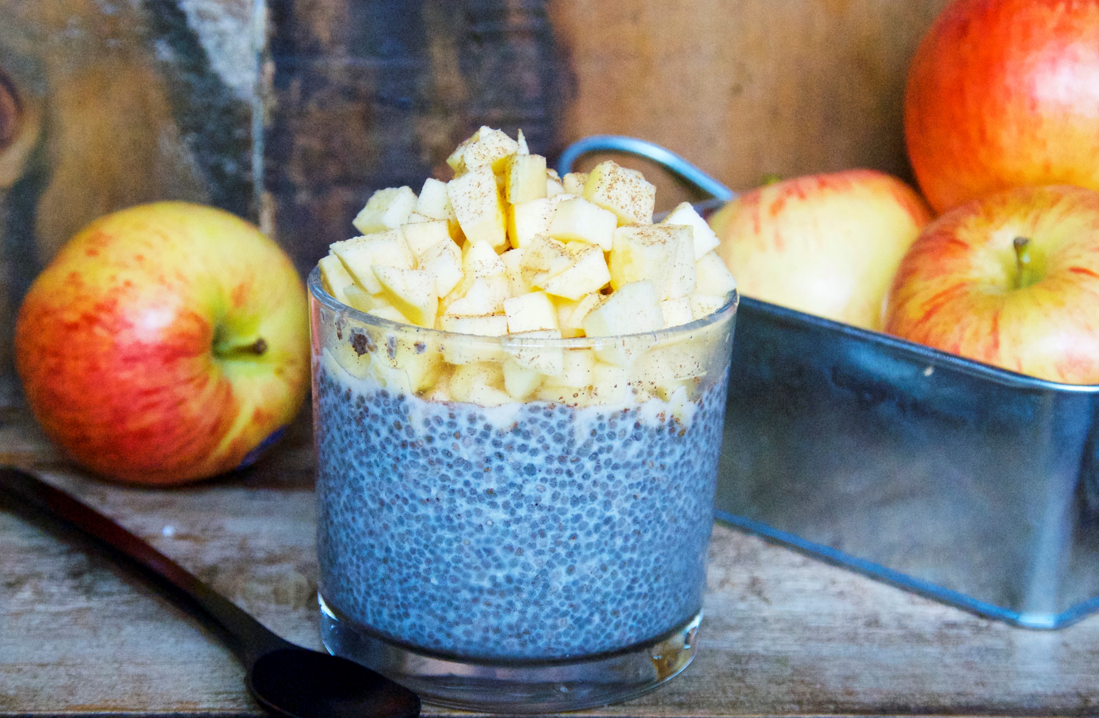 Apple Cinnamon Chia Seed Pudding PCOS Diet Plans